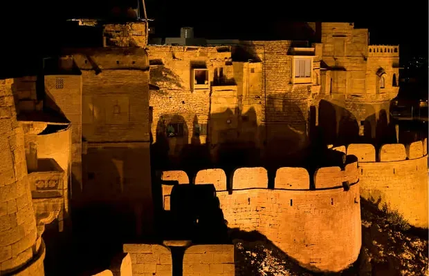Jaisalmer Fort ramparts above the old city